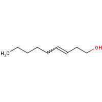 CIS-3-NONEN-1-OL (CAS: 10340-23-5) - Chemical Structure and Molecular Formula 