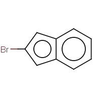 2-Bromoindene (CAS: 10485-09-3) - Chemical Structure and Molecular Formula 