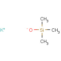 Potassium trimethylsilanolate (CAS: 10519-96-7) - Chemical Structure and Molecular Formula 