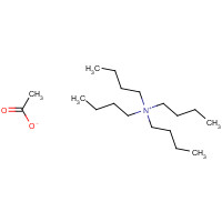 Tetrabutylammonium acetate (CAS: 10534-59-5) - Chemical Structure and Molecular Formula 