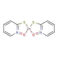 Zinc pyrithione (CAS: 13463-41-7) - Chemical Structure and Molecular Formula 