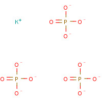 Potassium triphosphate (CAS: 13845-36-8) - Chemical Structure and Molecular Formula 