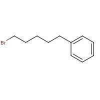 1-BROMO-5-PHENYLPENTANE (CAS: 14469-83-1) - Chemical Structure and Molecular Formula 