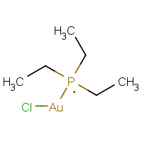 CHLORO(TRIETHYLPHOSPHINE)GOLD(I) (CAS: 15529-90-5) - Chemical Structure and Molecular Formula 