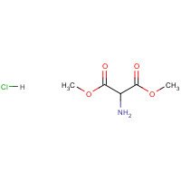 DIMETHYL AMINOMALONATE HYDROCHLORIDE (CAS: 16115-80-3) - Chemical Structure and Molecular Formula 