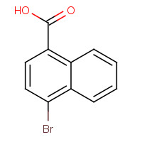 4-BROMO-1-NAPHTALENECARBOXYLIC ACID (CAS: 16650-55-8) - Chemical Structure and Molecular Formula 