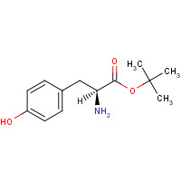 tert-Butyl L-tyrosinate (CAS: 16874-12-7) - Chemical Structure and Molecular Formula 