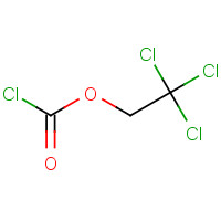 2,2,2-Trichloroethyl chloroformate (CAS: 17341-93-4) - Chemical Structure and Molecular Formula 
