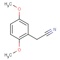2,5-DIMETHOXYPHENYLACETONITRILE (CAS: 18086-24-3) - Chemical Structure and Molecular Formula 