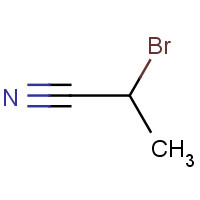 2-BROMOPROPIONITRILE (CAS: 19481-82-4) - Chemical Structure and Molecular Formula 
