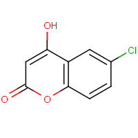 6-CHLORO-4-HYDROXYCOUMARIN (CAS: 19484-57-2) - Chemical Structure and Molecular Formula 
