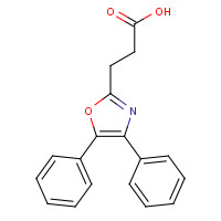Oxaprozin (CAS: 21256-18-8) - Chemical Structure and Molecular Formula 