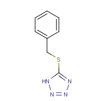 5-Benzylthio-1H-tetrazole (CAS: 21871-47-6) - Chemical Structure and Molecular Formula 