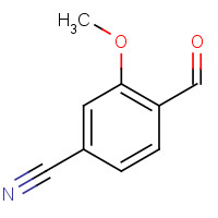 4-CYANO-2-METHOXYBENZALDEHYDE (CAS: 21962-45-8) - Chemical Structure and Molecular Formula 