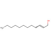 TRANS-2-DODECEN-1-OL (CAS: 22104-81-0) - Chemical Structure and Molecular Formula 