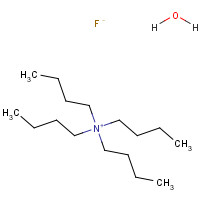 TETRABUTYLAMMONIUM FLUORIDE (CAS: 22206-57-1) - Chemical Structure and Molecular Formula 