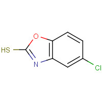 5-Chlorobenzooxazole-2-thiol (CAS: 22876-19-3) - Chemical Structure and Molecular Formula 