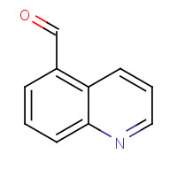Quinoline-5-carboxaldehyde (CAS: 22934-41-4) - Chemical Structure and Molecular Formula 