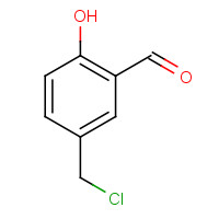 5-(CHLOROMETHYL)-2-HYDROXYBENZALDEHYDE (CAS: 23731-06-8) - Chemical Structure and Molecular Formula 