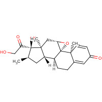 16-beta Methyl Epoxide (CAS: 24916-90-3) - Chemical Structure and Molecular Formula 