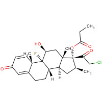 Clobetasol propionate (CAS: 25122-46-7) - Chemical Structure and Molecular Formula 