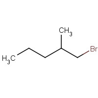 1-BROMO-2-METHYLPENTANE (CAS: 25346-33-2) - Chemical Structure and Molecular Formula 