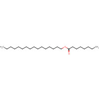 CETYL CAPRYLATE (CAS: 29710-31-4) - Chemical Structure and Molecular Formula 