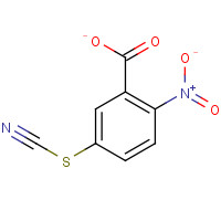 2-NITRO-5-THIOCYANATOBENZOIC ACID (CAS: 30211-77-9) - Chemical Structure and Molecular Formula 
