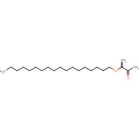 Octadecyl methacrylate (CAS: 32360-05-7) - Chemical Structure and Molecular Formula 