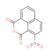 4-Nitronaphthalene-1,8-dicarboxylic anhydride (CAS: 34087-02-0) - Chemical Structure and Molecular Formula 