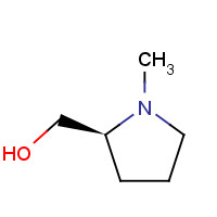 N-Methyl-L-prolinol (CAS: 34381-71-0) - Chemical Structure and Molecular Formula 