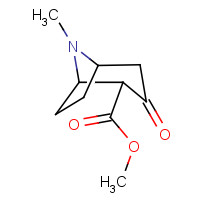 2-CARBOMETHOXY-3-TROPINONE (CAS: 36127-17-0) - Chemical Structure and Molecular Formula 