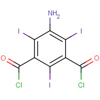 5-Amino-2,4,6-triiodisophthaloyl acid dichloride (CAS: 37441-29-5) - Chemical Structure and Molecular Formula 