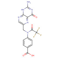 N10-(TRIFLUOROACETYL)PTEROIC ACID (CAS: 37793-53-6) - Chemical Structure and Molecular Formula 