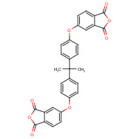 4,4'-(4,4'-ISOPROPYLIDENEDIPHENOXY)BIS(PHTHALIC ANHYDRIDE) (CAS: 38103-06-9) - Chemical Structure and Molecular Formula 