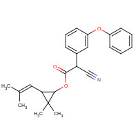 Cyphenothrin (CAS: 39515-40-7) - Chemical Structure and Molecular Formula 