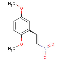 2,5-DIMETHOXY-BETA-NITROSTYRENE (CAS: 40276-11-7) - Chemical Structure and Molecular Formula 
