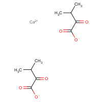 Calcium alpha-ketovaline (CAS: 51828-94-5) - Chemical Structure and Molecular Formula 