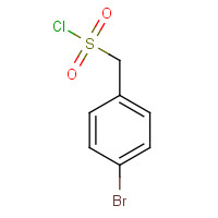 4-BROMOBENZYLSULFONYL CHLORIDE chemical structure 4-BROMOBENZYLSULFONYL CHLORIDE (CAS: 53531-69-4) - Chemical Structure and Molecular Formula