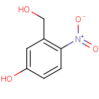 5-HYDROXY-2-NITROBENZYL ALCOHOL (CAS: 60463-12-9) - Chemical Structure and Molecular Formula 