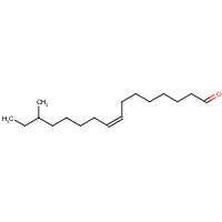 (Z)-14-METHYL-8-HEXADECEN-1-AL (CAS: 60609-53-2) - Chemical Structure and Molecular Formula 