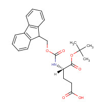 Fmoc-L-Glutamic acid 1-tert-butyl ester (CAS: 84793-07-7) - Chemical Structure and Molecular Formula 