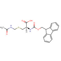 Fmoc-S-acetamidomethyl-L-cysteine (CAS: 86060-81-3) - Chemical Structure and Molecular Formula 