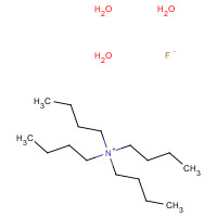 Tetrabutylammonium fluoride trihydrate (CAS: 87749-50-6) - Chemical Structure and Molecular Formula 