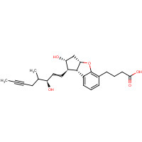 Beraprost sodium (CAS: 88475-69-8) - Chemical Structure and Molecular Formula 