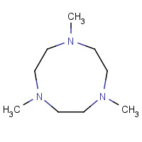 1,4,7-TRIMETHYL-1,4,7-TRIAZACYCLONONANE (CAS: 96556-05-7) - Chemical Structure and Molecular Formula 