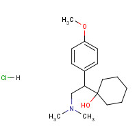 Venlafaxine hydrochloride (CAS: 99300-78-4) - Chemical Structure and Molecular Formula 