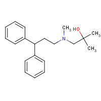 2,N-Dimethyl-N-(3,3-diphenylpropyl)-1-amino-2-propanol (CAS: 100442-33-9) - Chemical Structure and Molecular Formula 