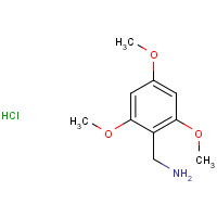 2,4,6-Trimethoxybenzylamine hydrochloride (CAS: 146548-59-6) - Chemical Structure and Molecular Formula 