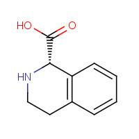 (S)-1,2,3,4-TETRAHYDRO-ISOQUINOLINE-1-CARBOXYLIC ACID (CAS: 151004-92-1) - Chemical Structure and Molecular Formula 